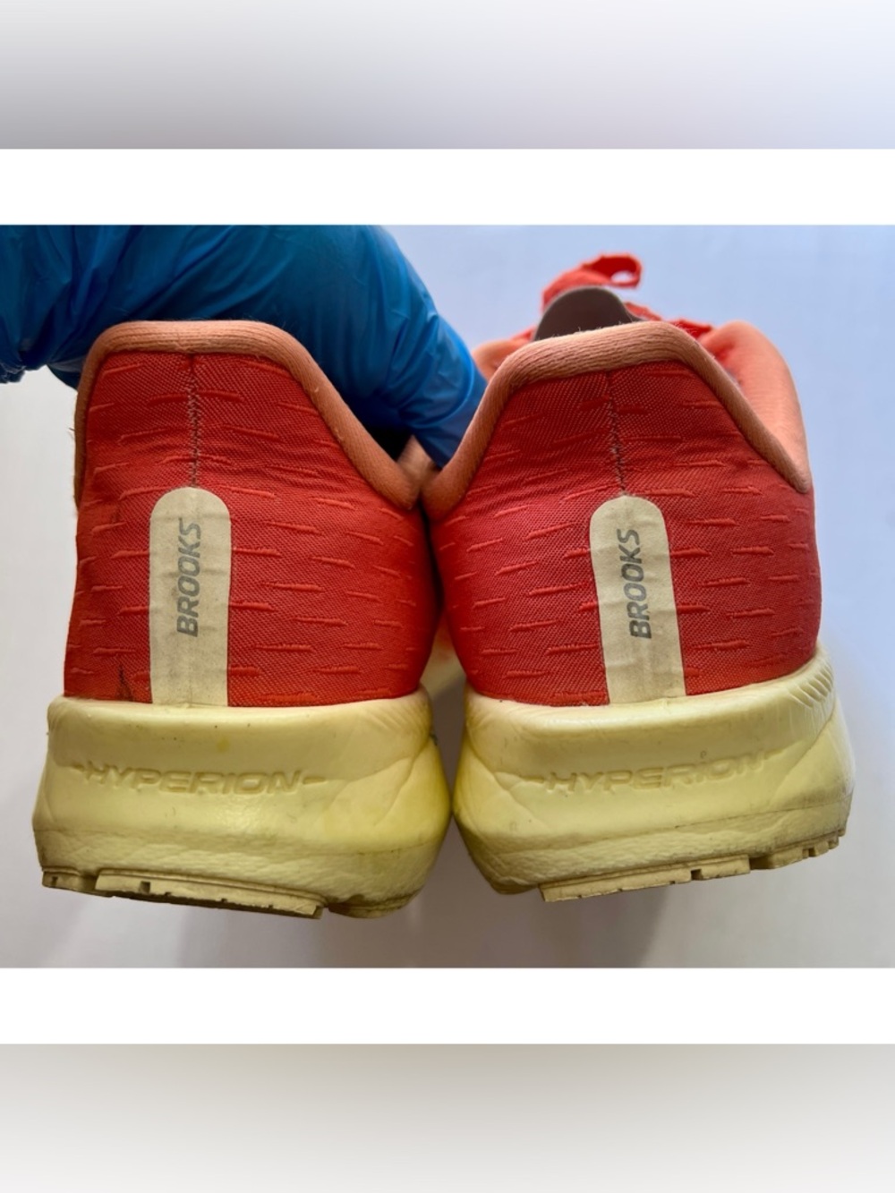Brooks Hyperion lightweight running shoes orange and yellow US Women’s 8.5 TTS - Picture 5 of 14